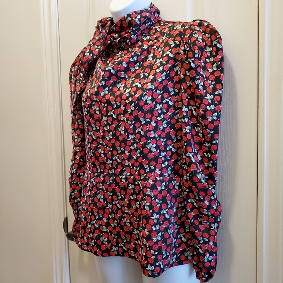 🎈2/$50 Zara Rose Peplum Blouse - Picture 3 of 16